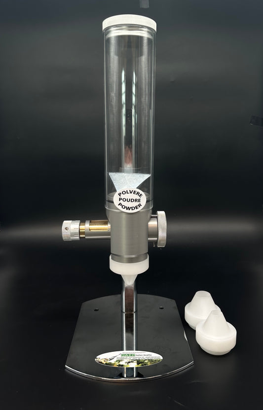 MICROMETRIC POWDER DISPENSER FOR PISTOL GUN